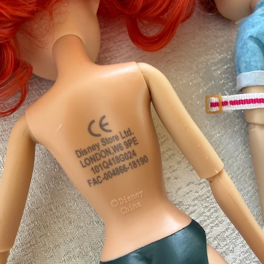 Lot of 5 Disney Princess Fashion Dolls Ariel Anna Elsa Merida Articulated